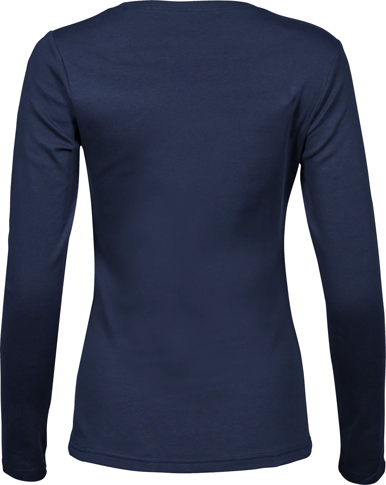 tee-jays-590-womens-long-sleeve-interlock-t-shirt-navy-back-3 Tee Jays Women's Long Sleeve Interlock Tee