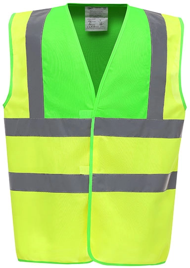 YOKO High Visability 2 Bands & Braces Waistcoat