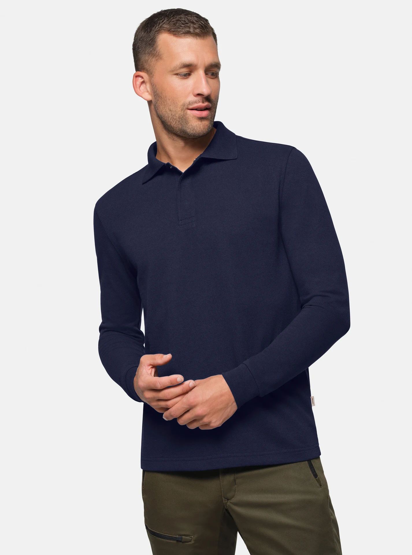 HAKRO Longsleeve-Poloshirt 821 HACCP Mikralinar®