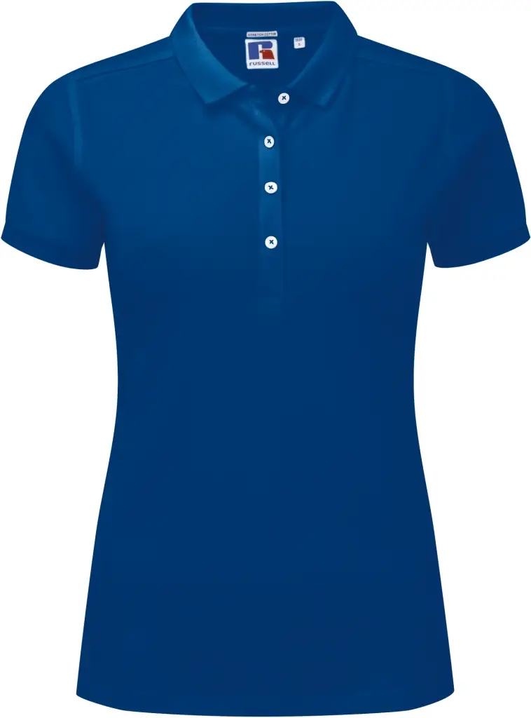 Russell Ladies Fitted Stretch Polo