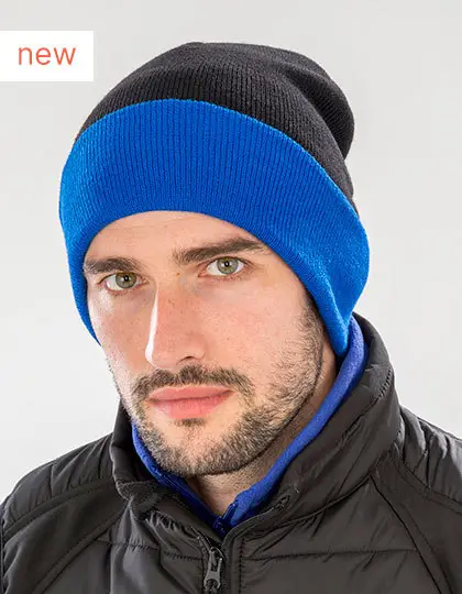 Result Recycled Black Compass Beanie