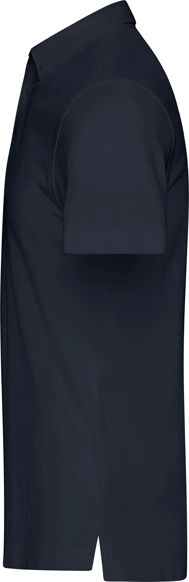 jn964-mens-plain-poloshirt-navy-left-4 James & Nicholson Men`s Plain Polo