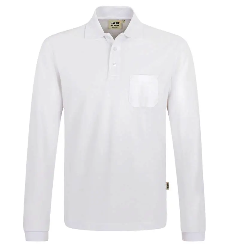 HAKRO Longsleeve-Pocket-Poloshirt 809 Top