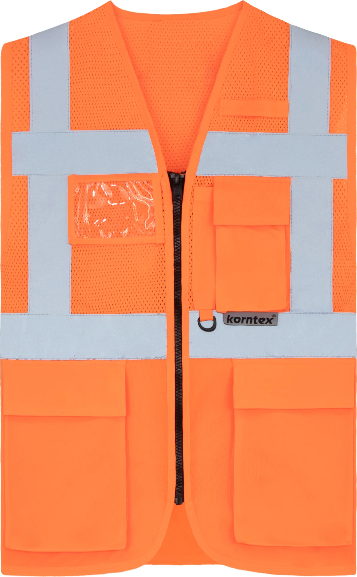 korntex-kxexq-multifunctional-hi-vis-mesh-vest-athens-signalorange-front-3 Korntex Multifunctional Hi-Vis Mesh-Vest Athens