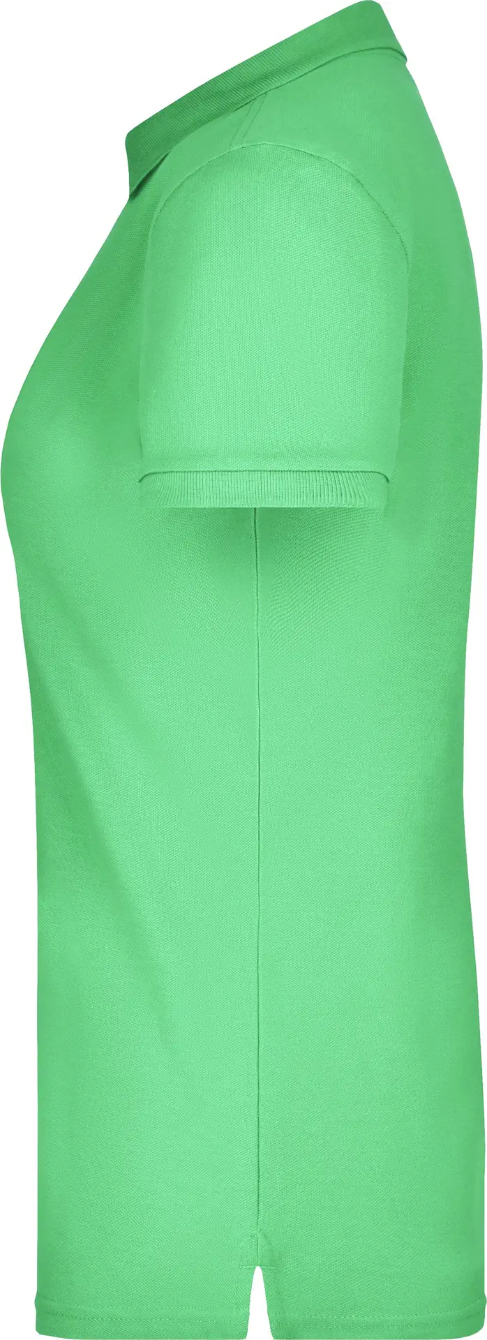 jn709-ladies-elastic-poloshirt-pique-limegreen-left-4 James & Nicholson Ladies Elastic Polo Piqué