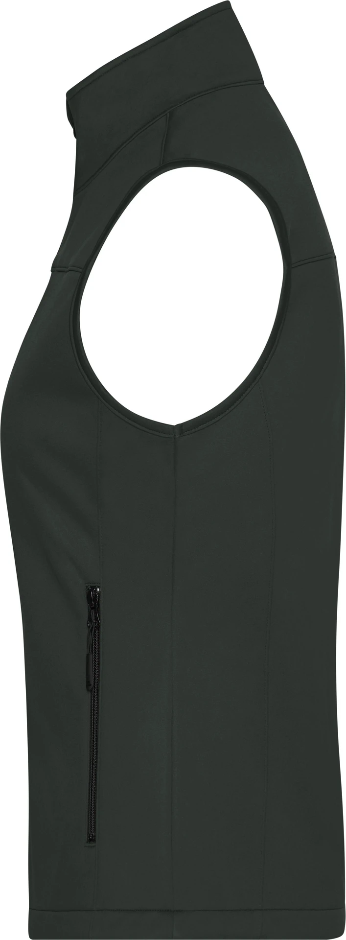jn1169-ladies-softshell-vest-graphite-left-4 James & Nicholson Ladies Softshell Vest