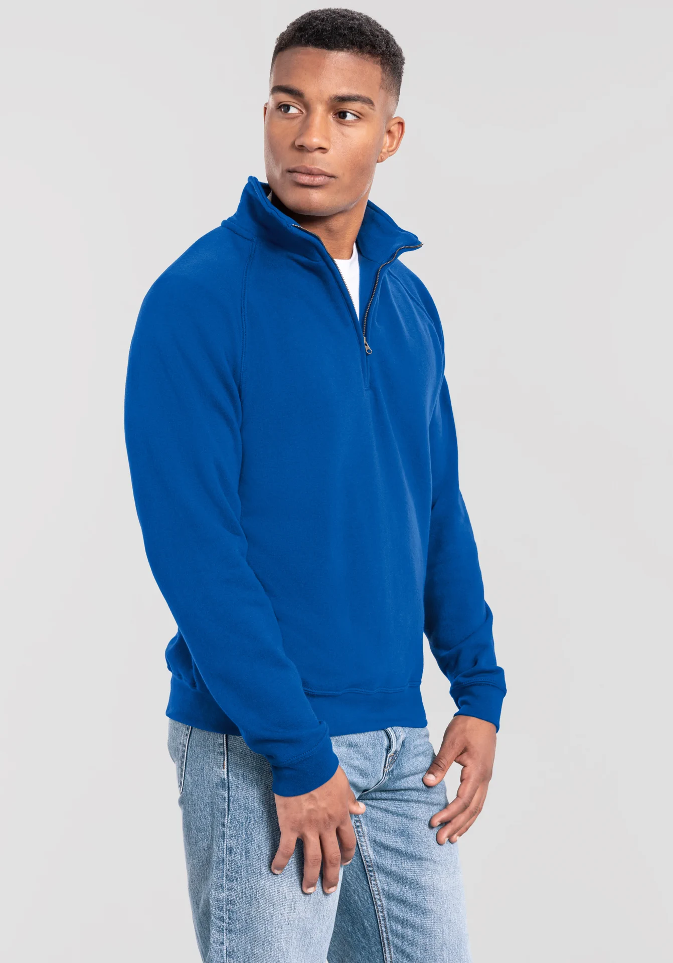F.O.L. Iconic Premium Zip Neck Sweat