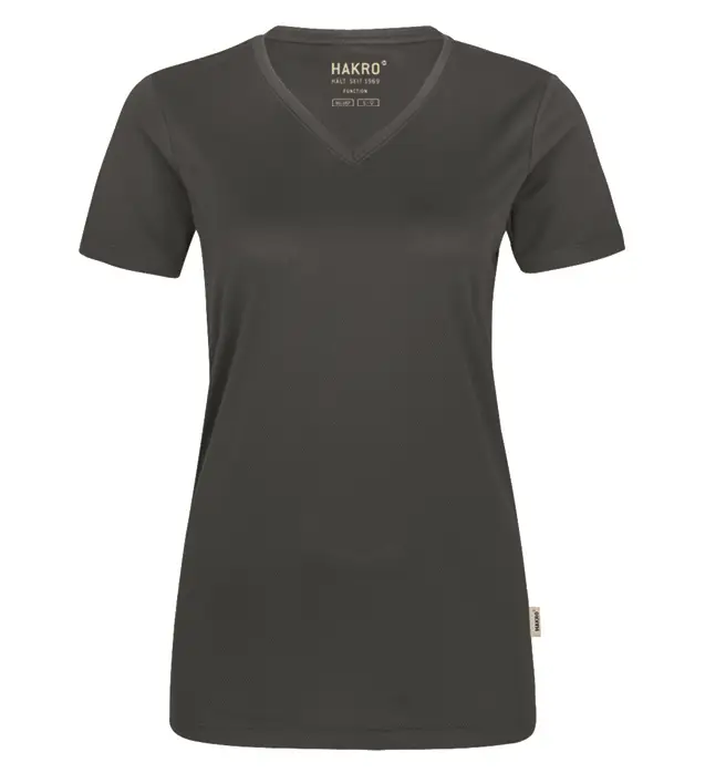HAKRO Women-V-Shirt 187 Coolmax