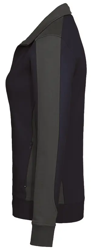 HAKRO Damen-Sweatjacke 277 Contrast Mikralinar® HAKRO Damen-Sweatjacke 277 Contrast Mikralinar®