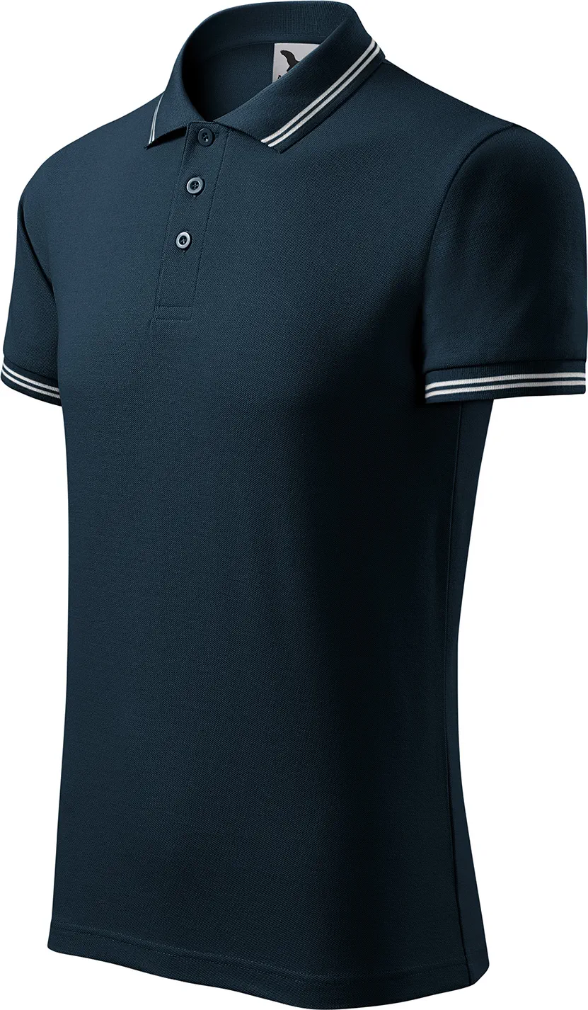malfini-219-urban-polohemd-herren-marineblau-left-3 MALFINI Poloshirt Urban 219