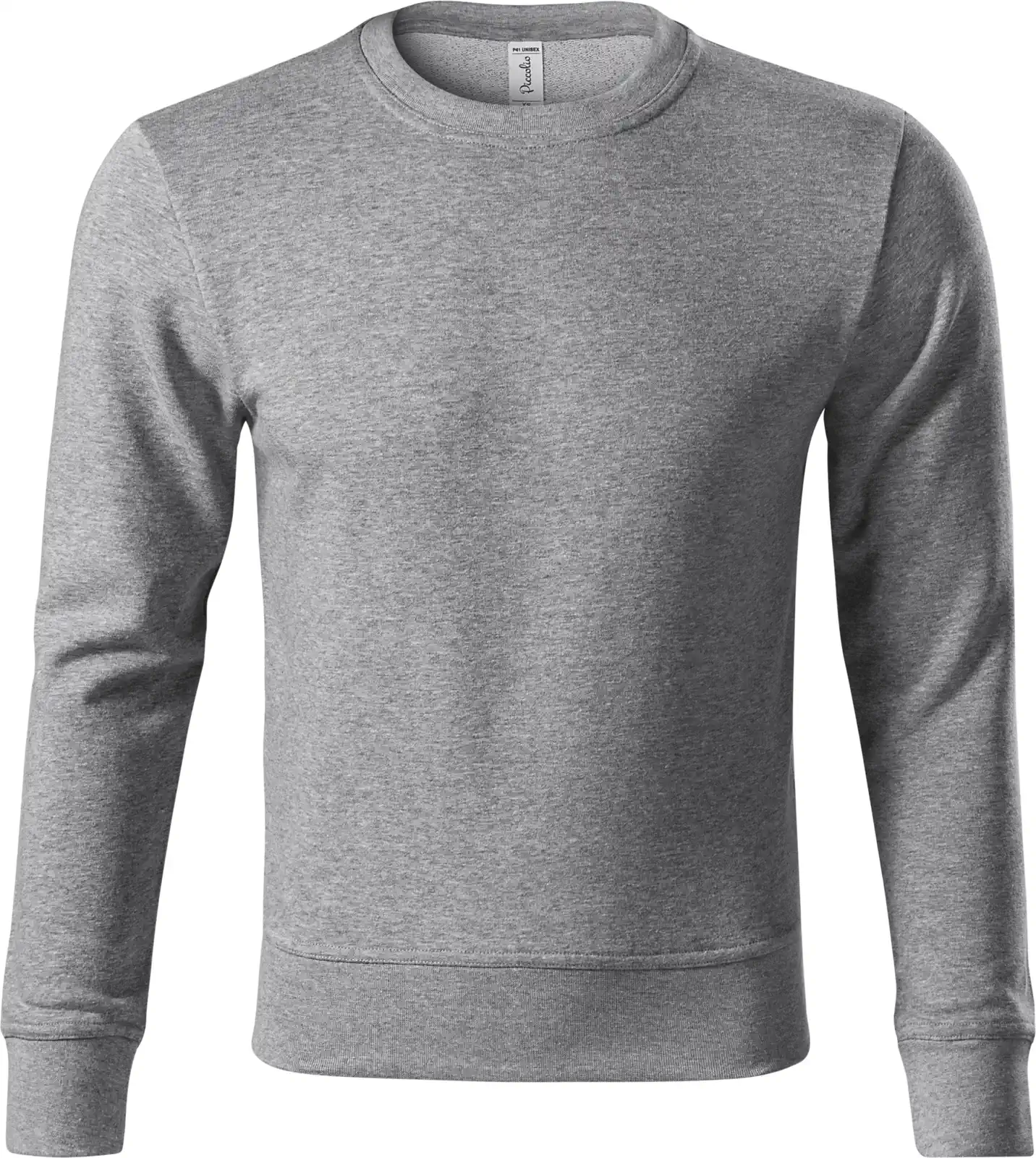 piccolio-p41-sweatshirt-zero-dunkelgraumeliert-front-2 MALFINI Sweatshirt Zero P41