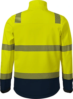 rimeck-5v3-softshelljacke-hv-drop-fluoreszierendesgelb-back-5 RIMECK Softshelljacke HV Drop 5V3