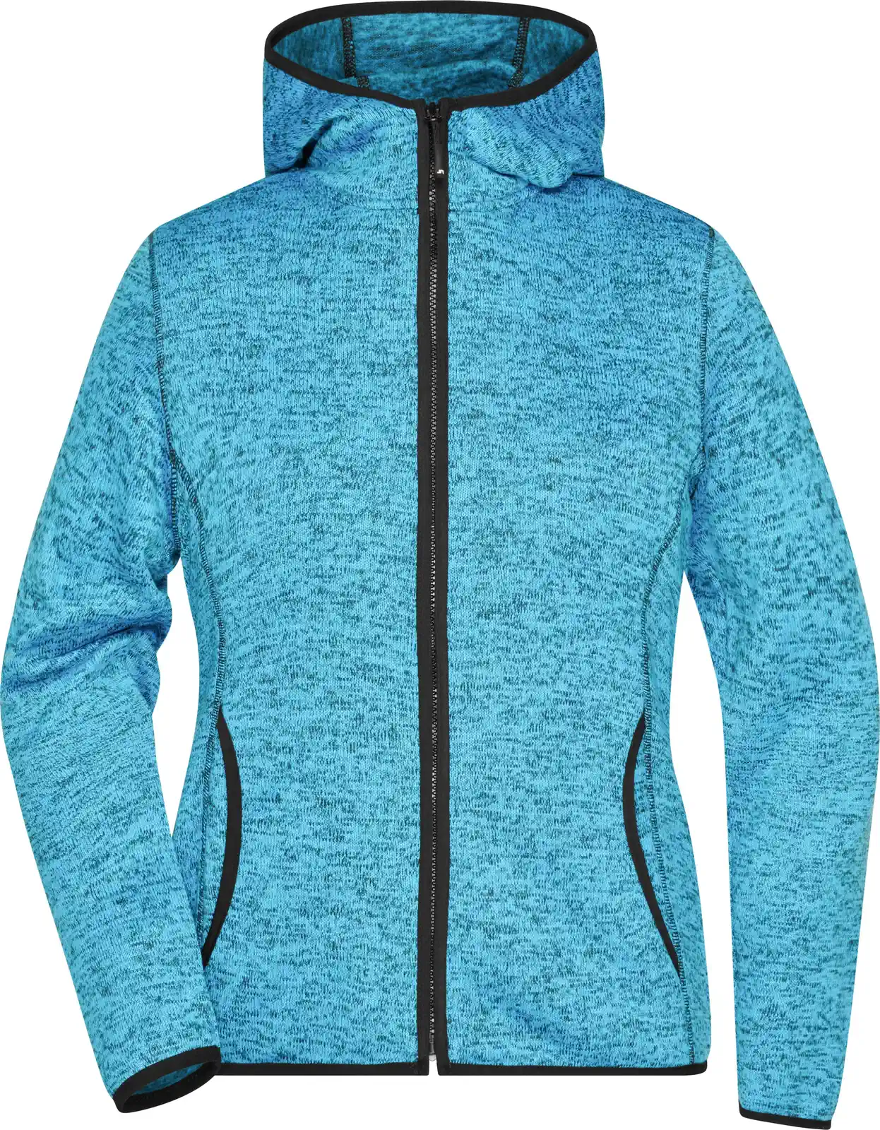 James & Nicholson Ladies Knitted Fleece Hoody