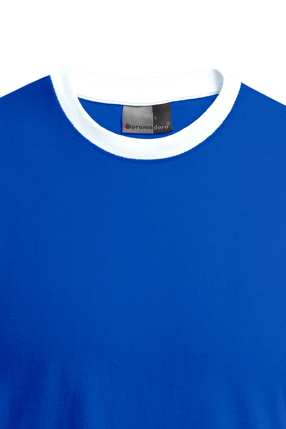 promodoro-3070-mens-contrast-t-shirt-royal-white-detail-7 Promodoro Men's Contrast-T