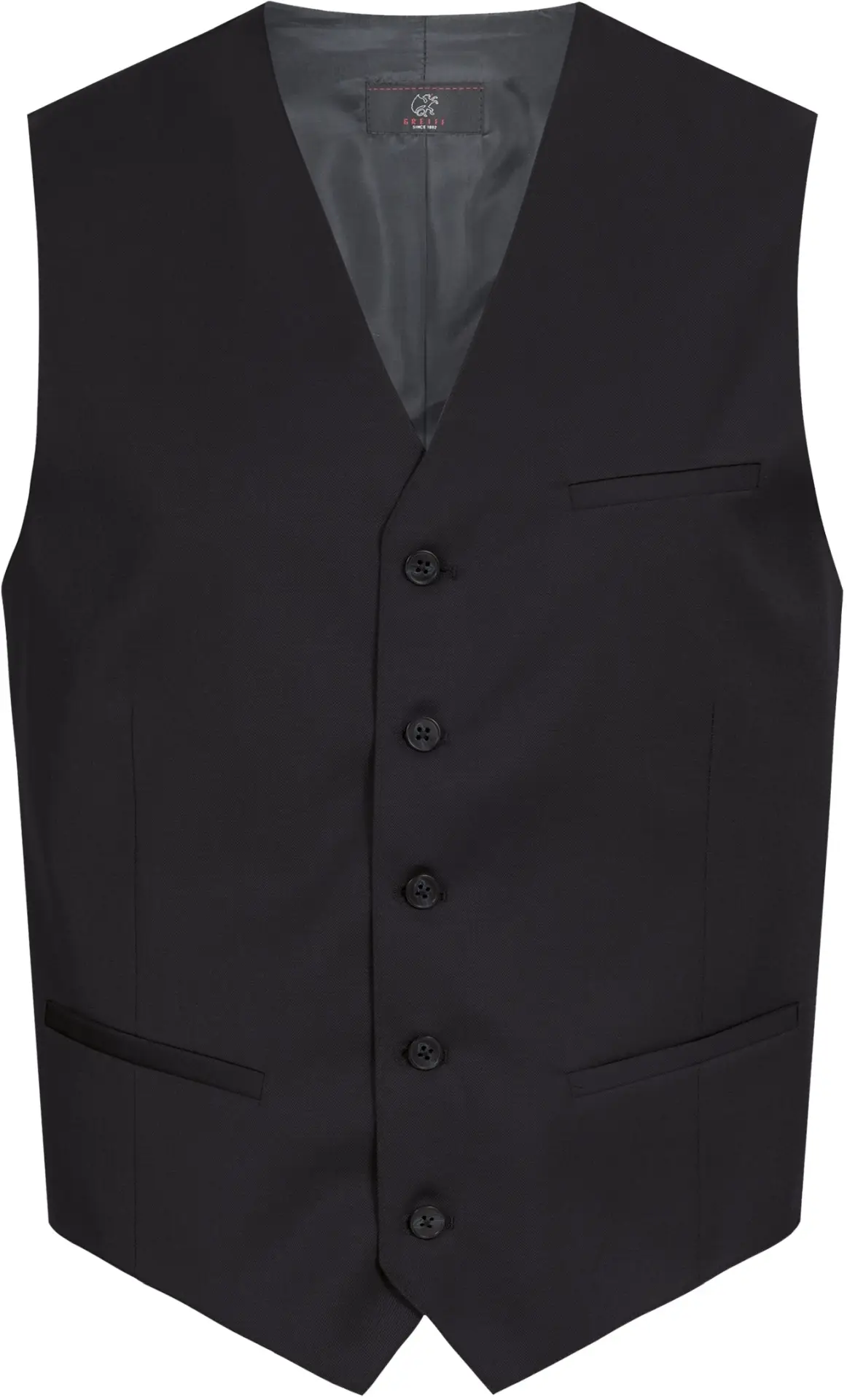 greiff-1225-herren-weste-rf-basic_7000_schwarz-front-2 GREIFF Herren Weste BASIC Regular Fit