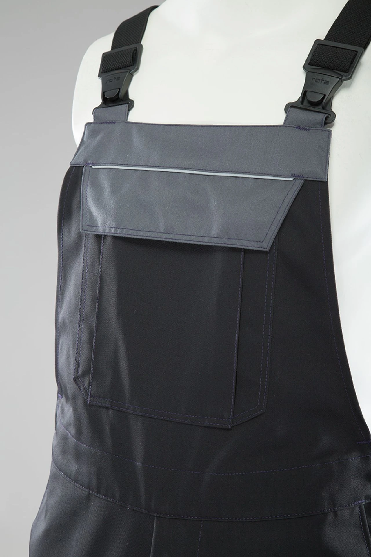 rofa PRO-LINE Latzhose 2-farbig