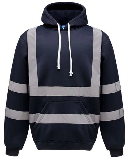 yoko-hvk05-hi-vis-pull-over-hoodie-hi-vis-navy-front-1 YOKO Hi Vis Pull-Over Hoodie