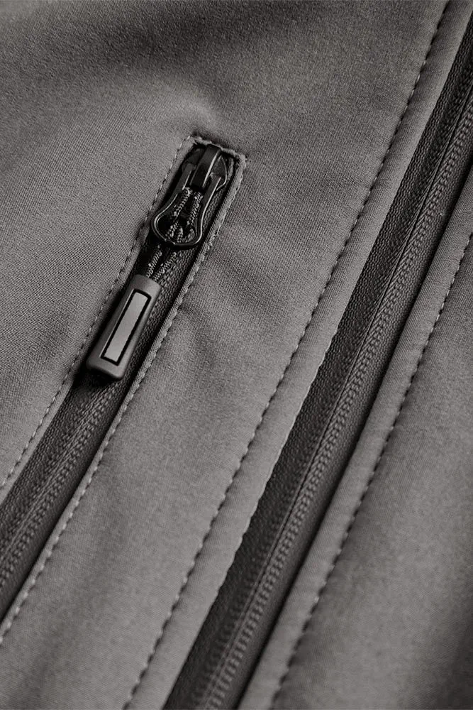 promodoro-7860-mens-warm-softshell-jacket-steelgrey-detail-7 Promodoro Men´s Warm Softshell Jacket