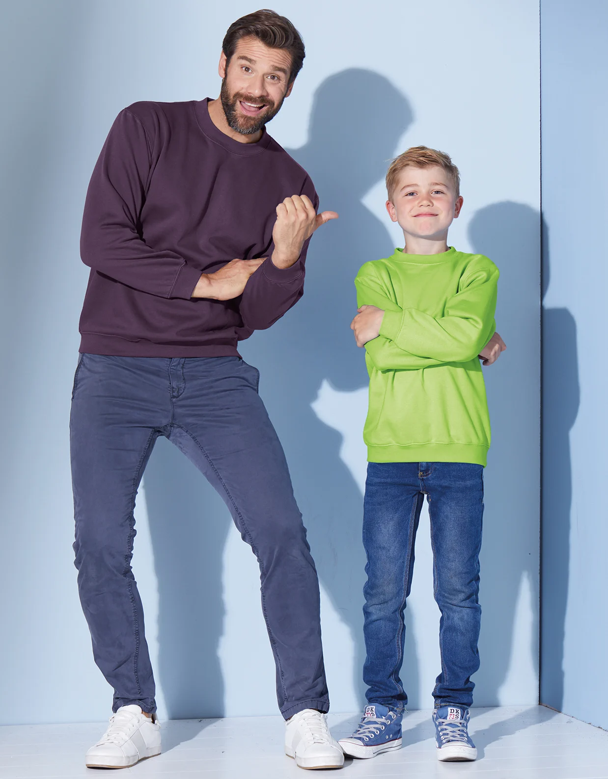 James & Nicholson Round Sweat Heavy