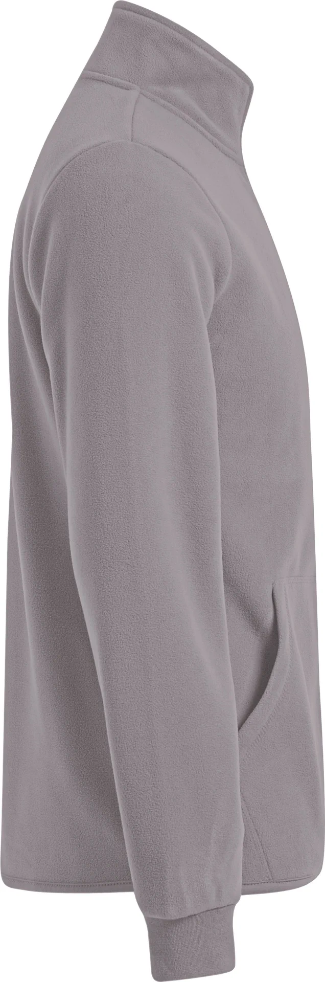 promodoro-7971-mens-double-fleece-jacket-lightgrey-black-side-5 Promodoro Men's Double Fleece Jacket 7971