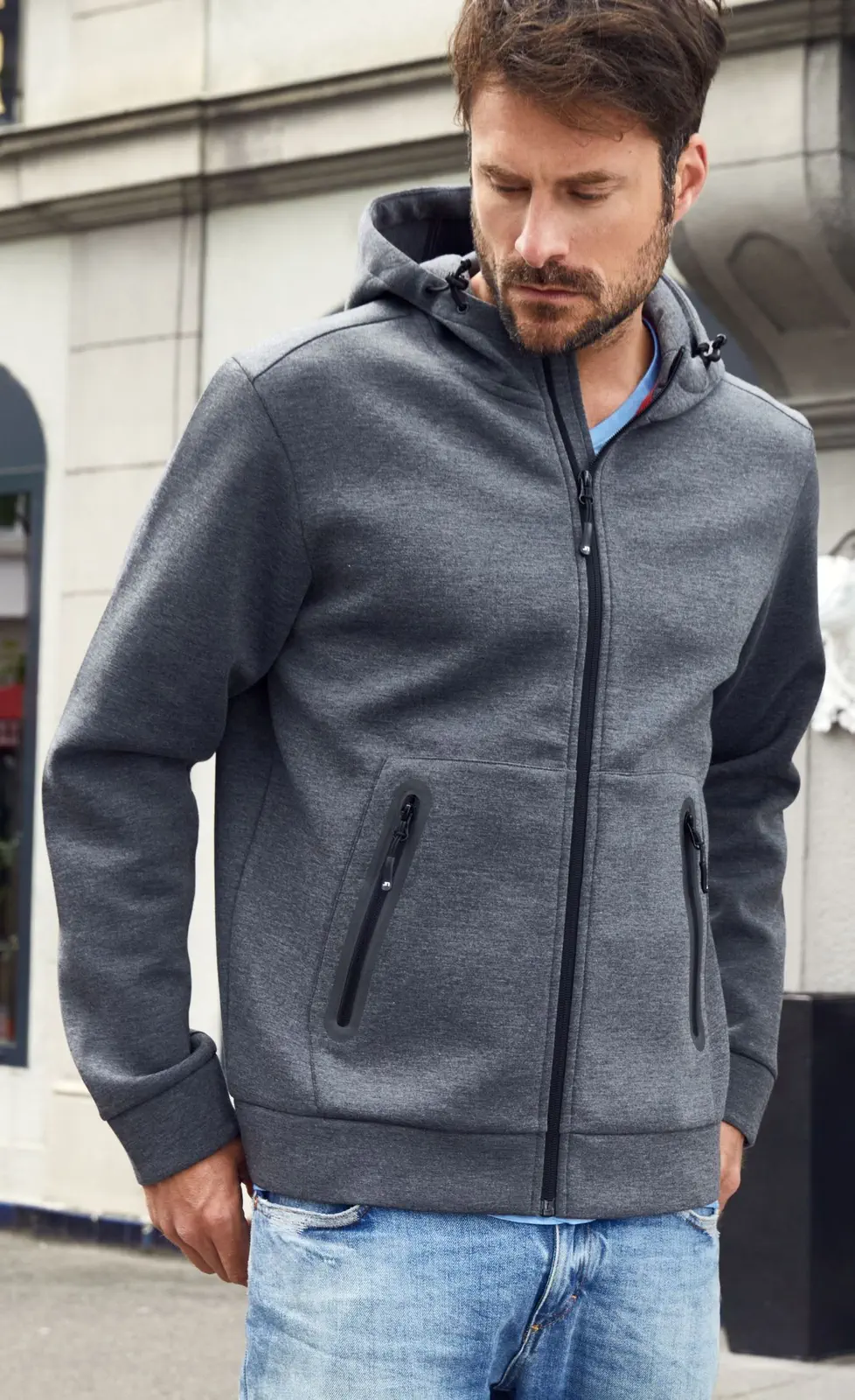 James & Nicholson Men's Hooded Jacket