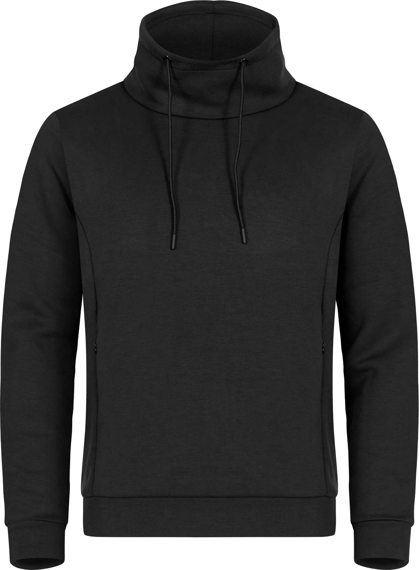 clique-021022-hobart-sweatshirt-men-black-front-1 CLIQUE Herren Sweater Hobart