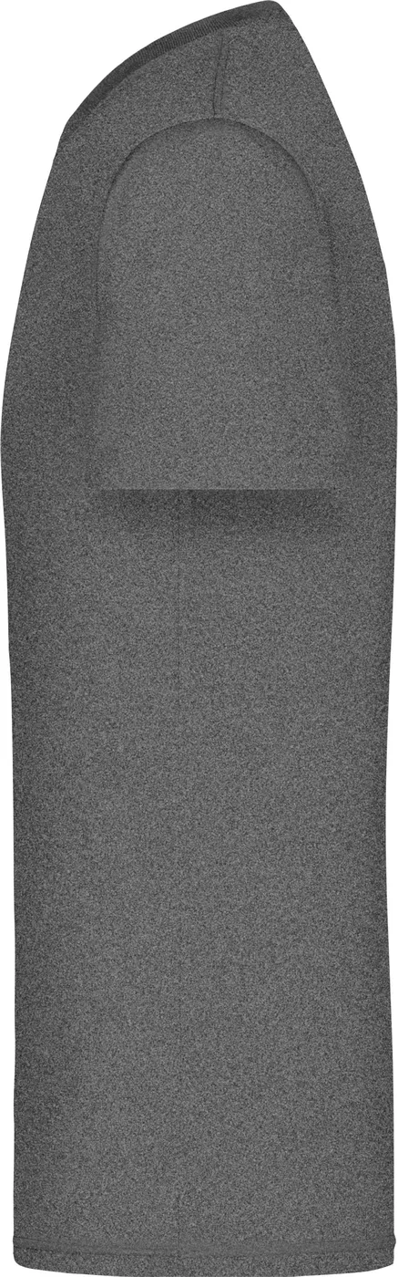 jn358-mens-active-t-shirt-darkmelange-left-4 James & Nicholson Men`s Active-T