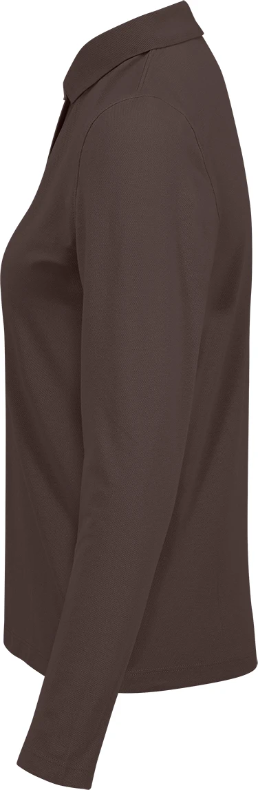 BC-PW464-My-Polo-210-LSL-women-roastedcoffee-4 B&C My Polo 210 Long Sleeve Women