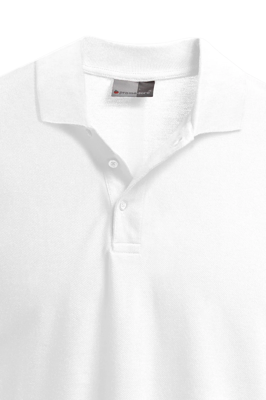 promodoro-4600-mens-heavy-polo-long-sleeve-white-detail-7 Promodoro Men's Heavy Polo Longsleeve