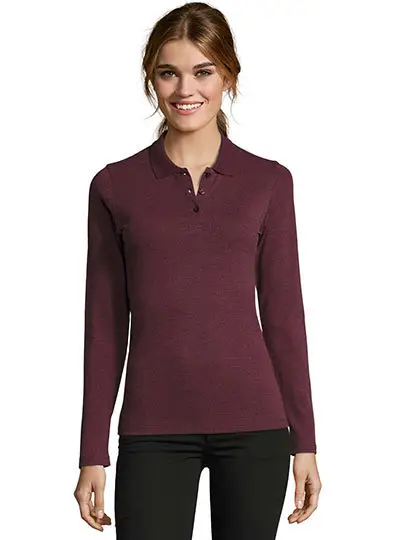 SOL'S Womens Long-Sleeve Piqué Polo Shirt Perfect