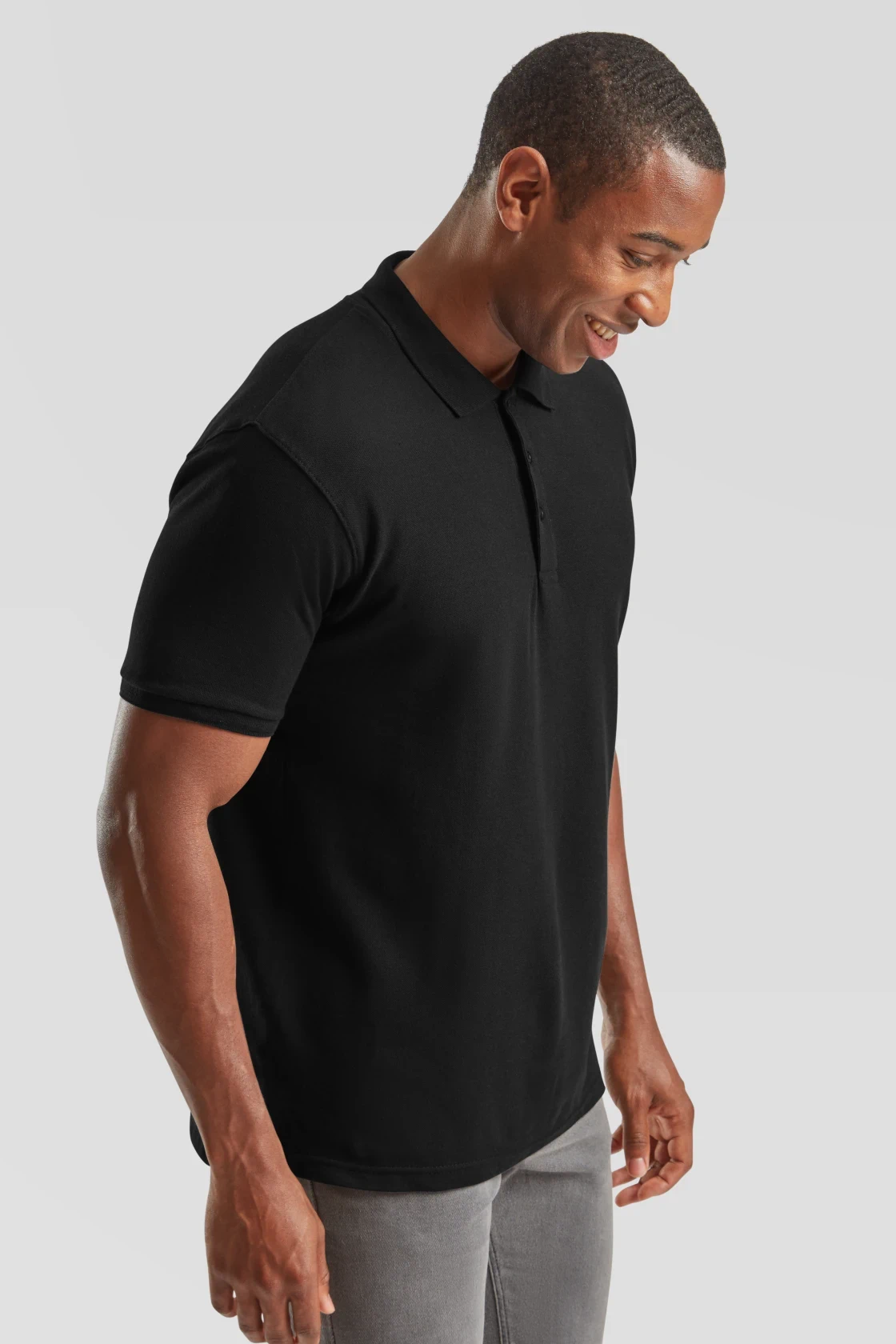 fruit-of-the-loom-63-218-0-premium-poloshirt-black-model-1 F.O.L. Premium Polo