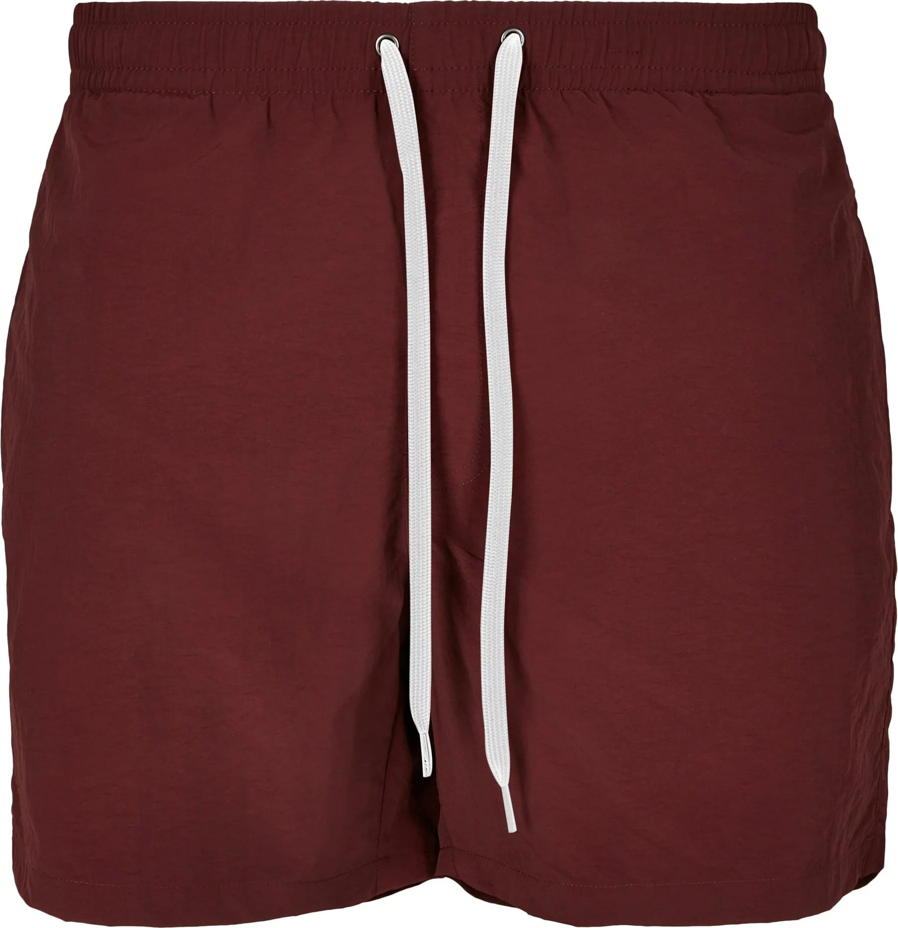 BYB-BY050-swim-shorts-cherry-front-4 Build Your Brand Swim Shorts