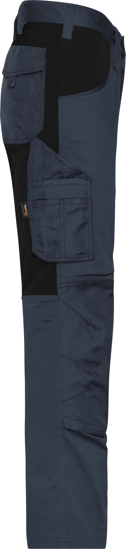 jn1812-workwear-stretch-pants-slim-line-carbon-black-right-6 James & Nicholson Workwear Stretch-Pants Slim Line