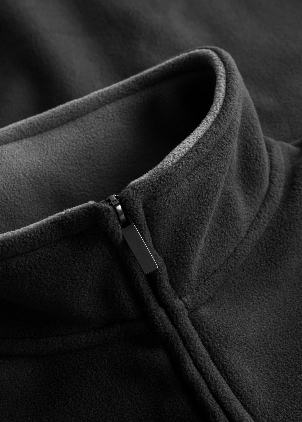promodoro-7961-mens-double-fleece-jacket-charcoal-grey-detail-7 Promodoro Men's Double Fleece Jacket