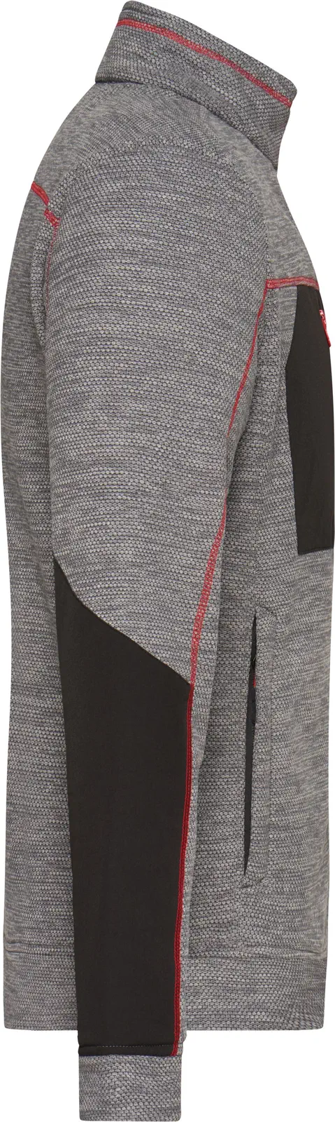 James & Nicholson Men's Structure Fleece Jacket JN1818