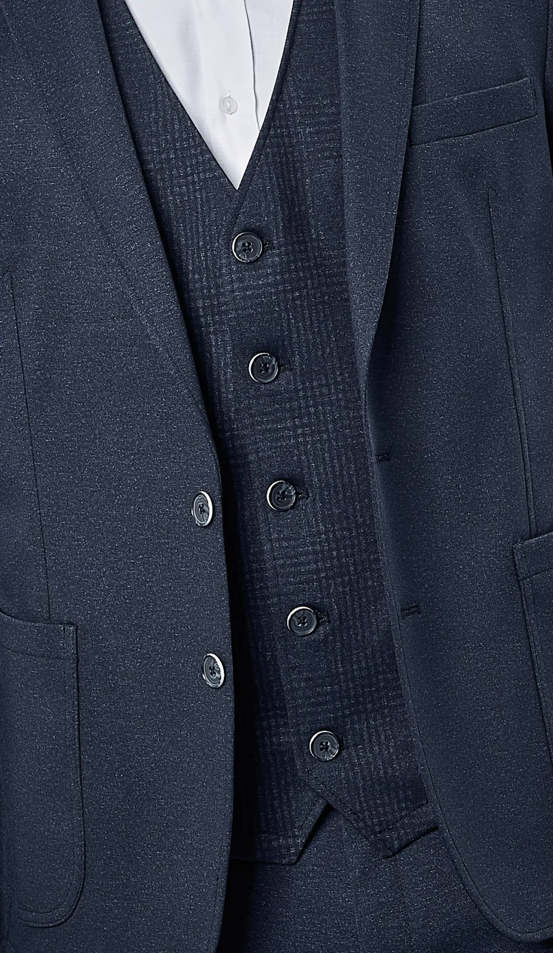 greiff-1139-herren-jerseysakko-rf_2125_blau-meliert-detail-4 GREIFF Herren Jerseysakko CASUAL Regular Fit