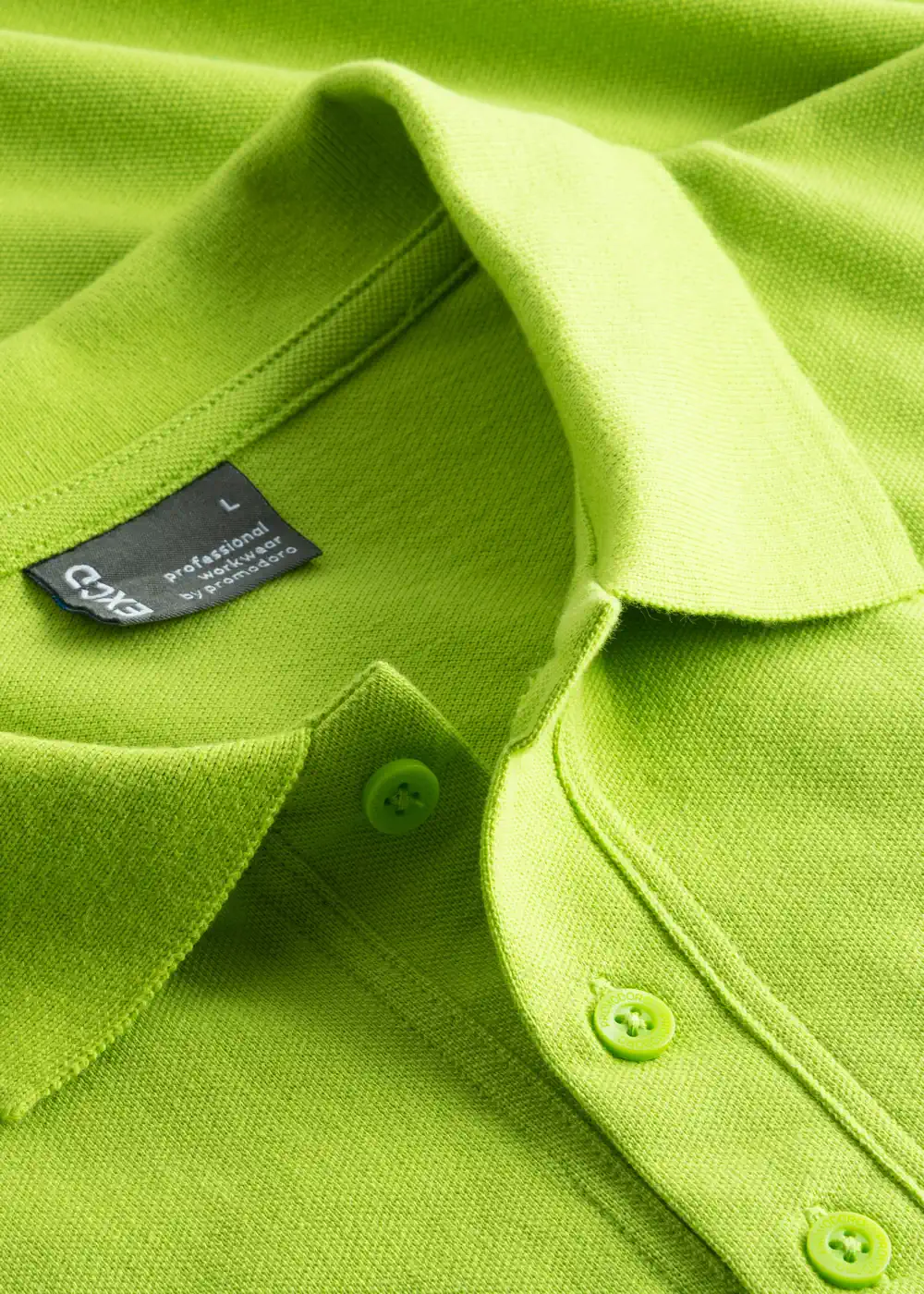 promodoro-4400-mens-polo-applegreen-detail-7 Promodoro Men's Polo 60/40