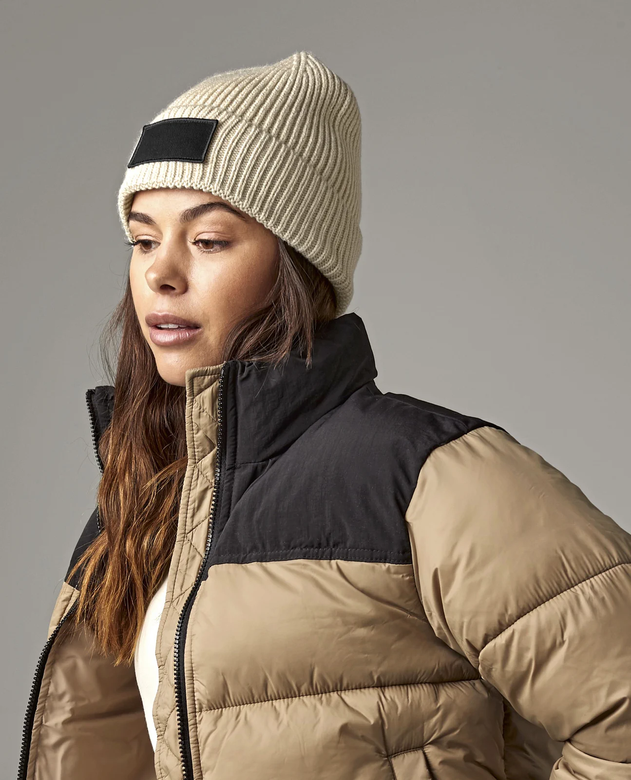 Beechfield Fashion Patch Beanie