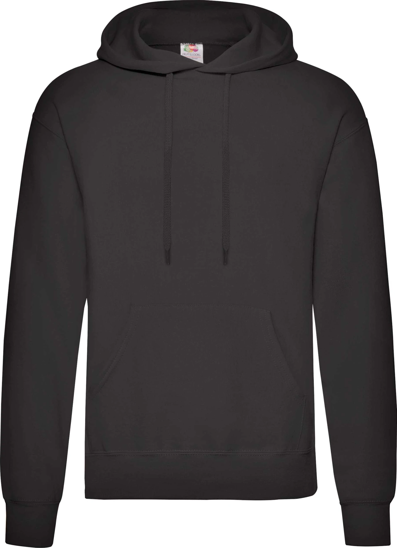 fruit-of-the-loom-62-208-0-classic-hooded-sweatshirt-black-4 F.O.L. Classic Hooded Sweat