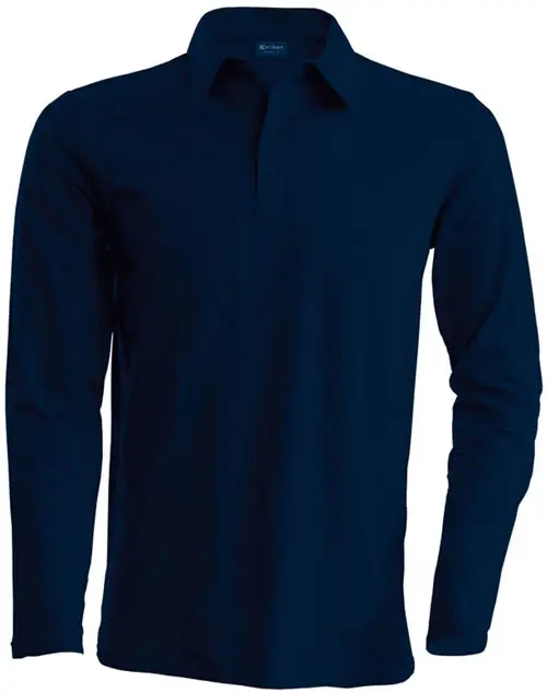 Kariban Herren Piqué Polo langarm