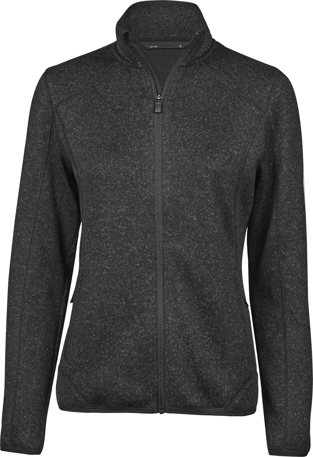 tee-jays-9616-womens-outdoor-fleece-jacket-black-front-1 Tee Jays Ladies` Outdoor Fleece Jacket