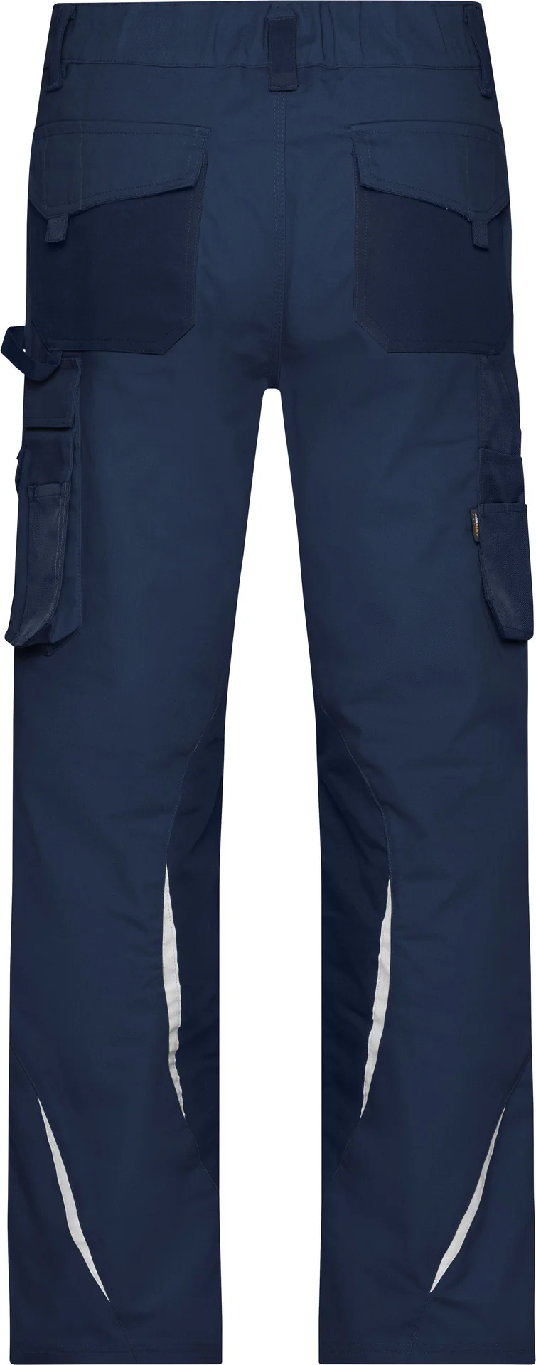 jn832-workwear-pants-navy-navy-back-5 James & Nicholson Workwear Arbeitshose Strong