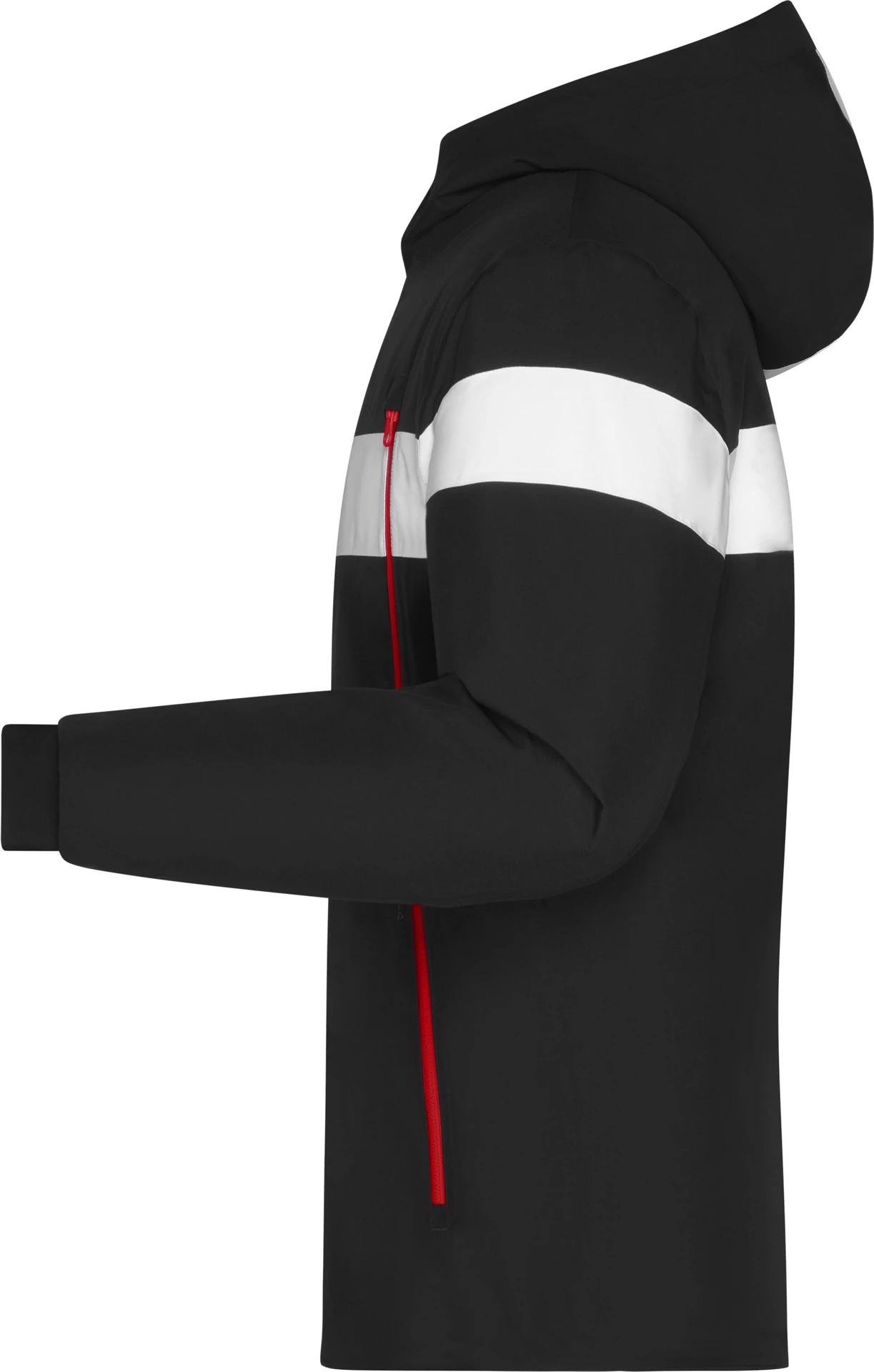 jn1174-mens-wintersport-jacket-black-left-4 James & Nicholson Men´s Wintersport Jacket