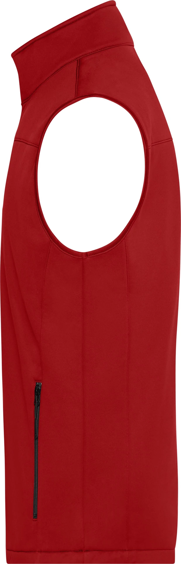 jn1170-mens-softshell-vest-red-left-4 James & Nicholson Men's Softshell Vest