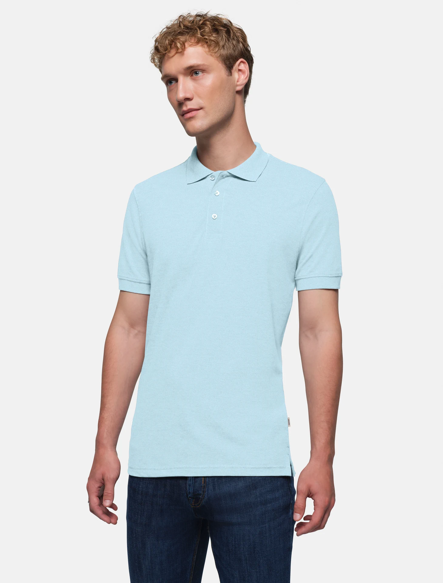 hakro-810-poloshirt-classic-eisblau-model-0 HAKRO Poloshirt 810 Classic