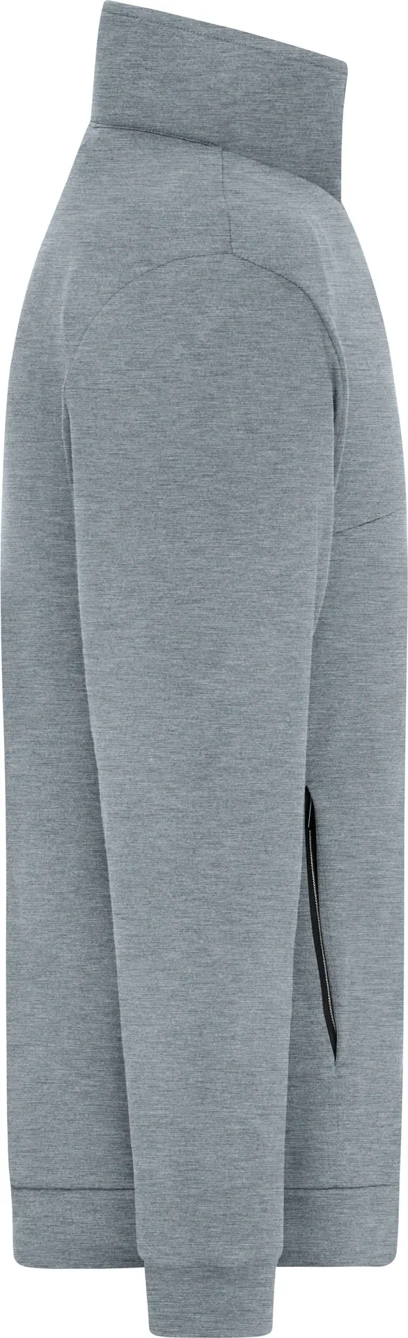 jn1318-mens-jacket-lightmelange-right-6 James & Nicholson Men´s Sporty Jacket