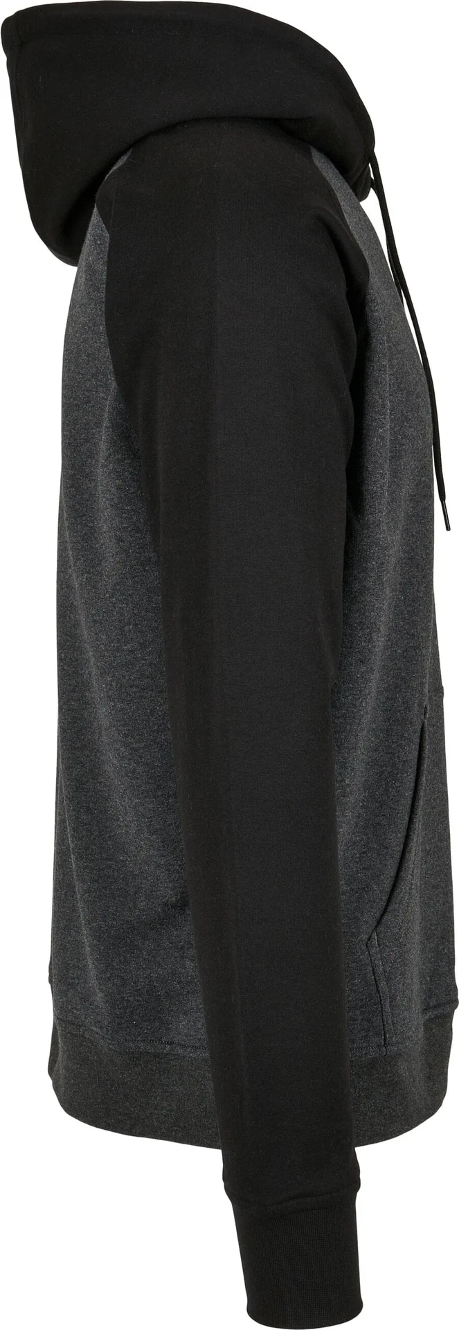 BYB-BB005-basic-raglan-hoody-charcoal-black-right-8 Build Your Brand Basic Raglan Hoody