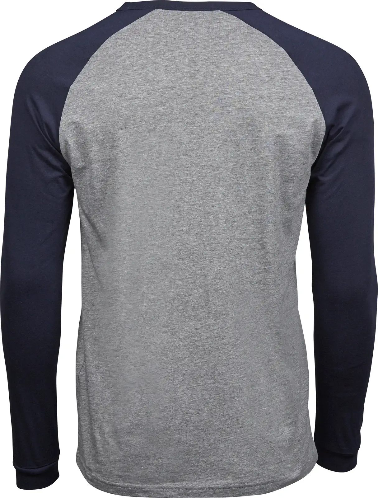 tee-jays-5072-mens-baseball-t-shirt-heather-navy-back-3 TEE JAYS Men's Baseball Tee