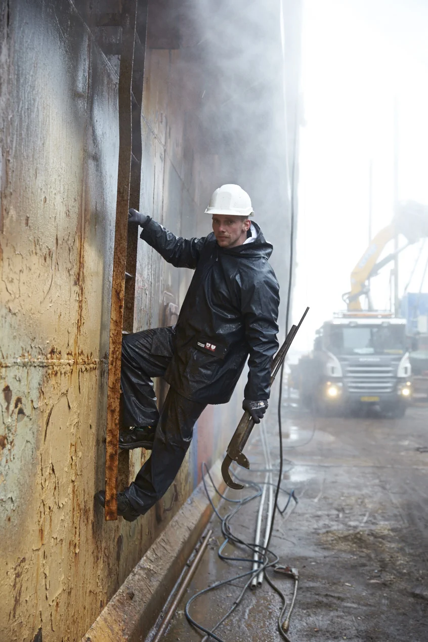 lyngsoe-fr-lr48-flammhemmende-regenjacke-navy-mod-4 Lyngsøe FR-LR48 Flammhemmende Regenjacke