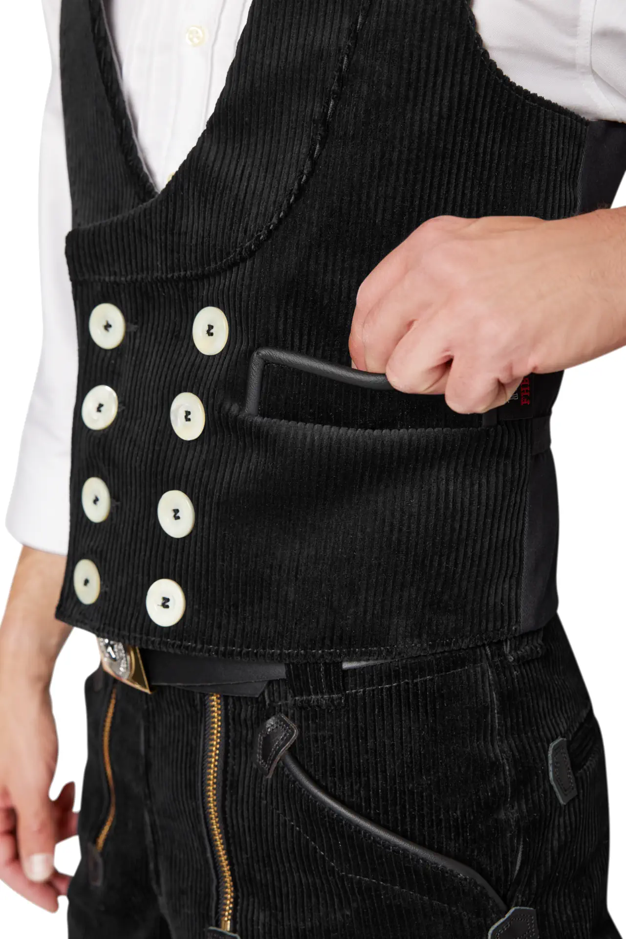 FHB Zunftweste FRITZ Trenkercord Dreidraht FHB Zunftweste FRITZ Trenkercord Dreidraht